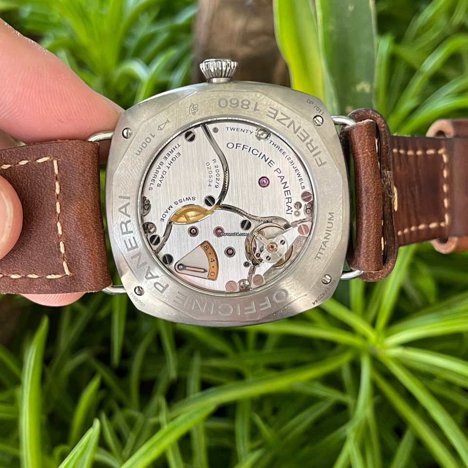 Panerai Radiomir 8 Days Mens watch Unisex Manual winding Titanium PAM 00735 Replica 7