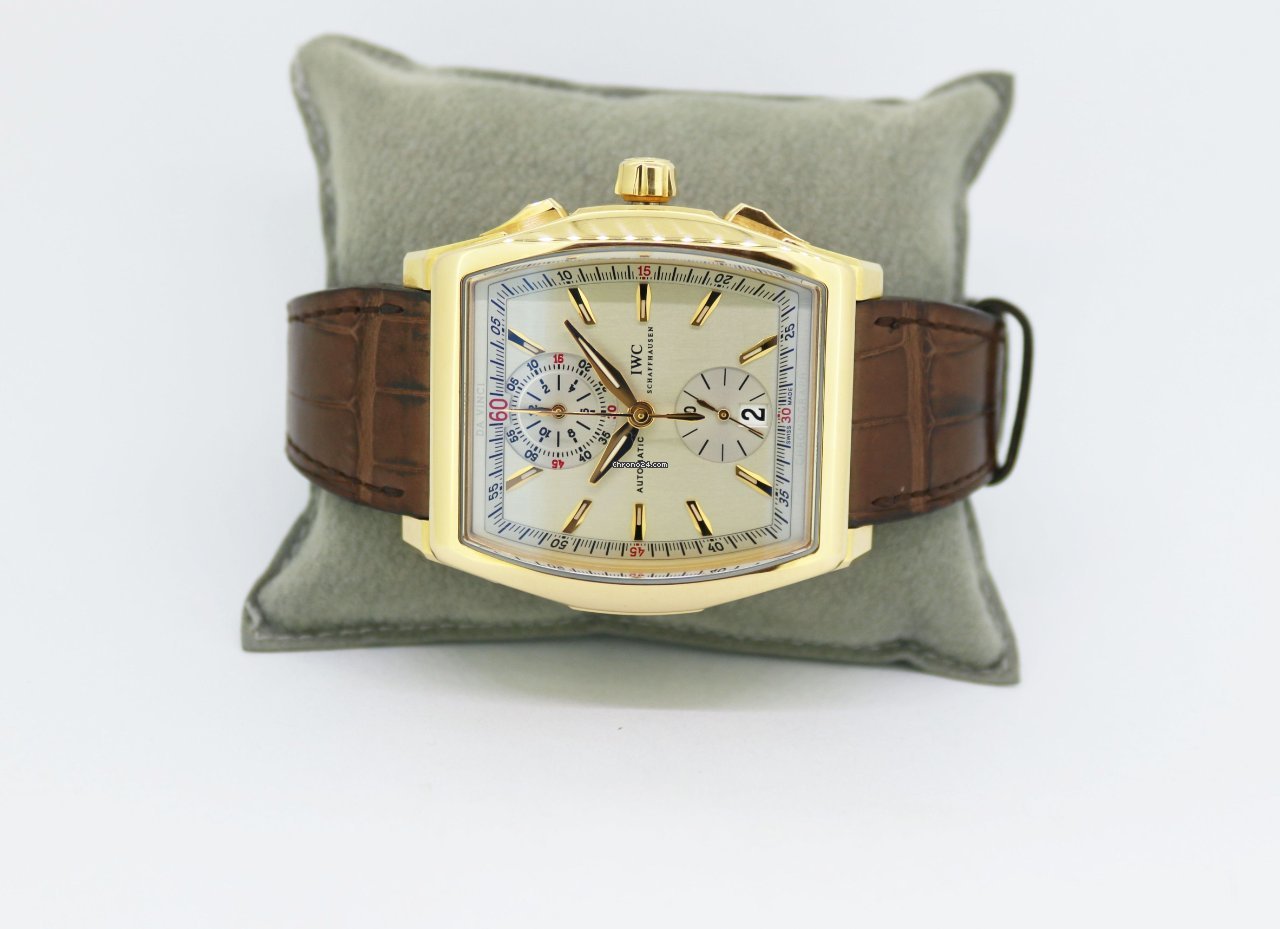 IMG_9081 IWC Da Vinci Chronograph Mens watch Unisex Automatic Rose gold 376402 Replica 7