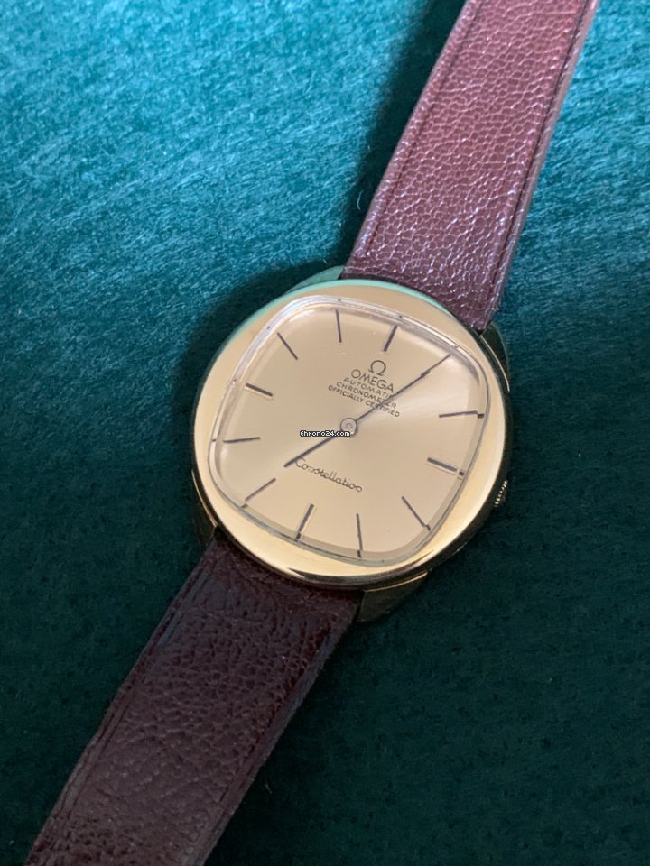 IMG_9081 Omega Constellation Mens watch Unisex Automatic Yellow gold 153004 Replica 7