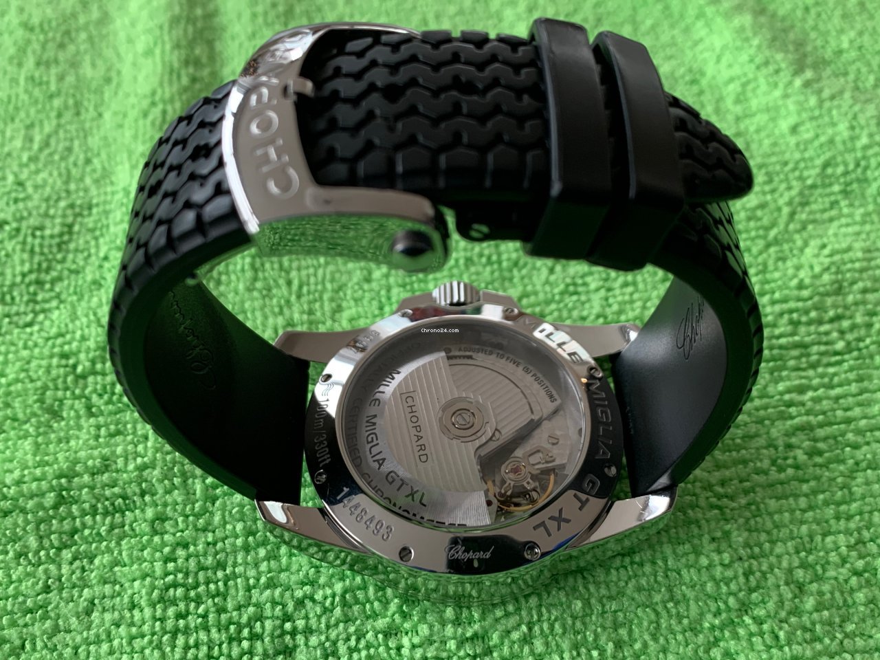 IMG_9081 Chopard Mille Miglia Mens watch Unisex Automatic Steel 168997-3001 Mille Miglia Gran Turismo GT XL GTXL Replica 7