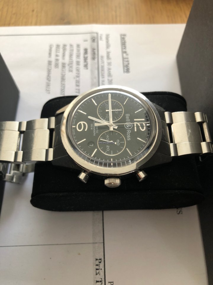IMG_9081 Bell & Ross Vintage Mens watch Unisex Automatic Steel BRG126-BL-ST SST Replica 7