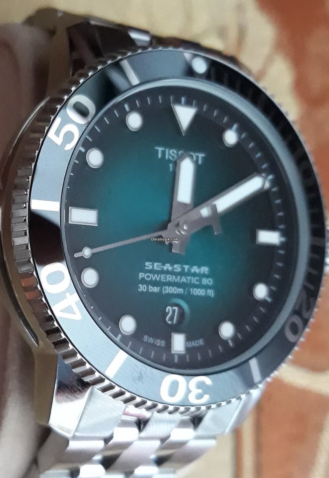 Tissot Seastar 1000 Mens watch Unisex Automatic Steel T120.417.11.091.00 Replica 7