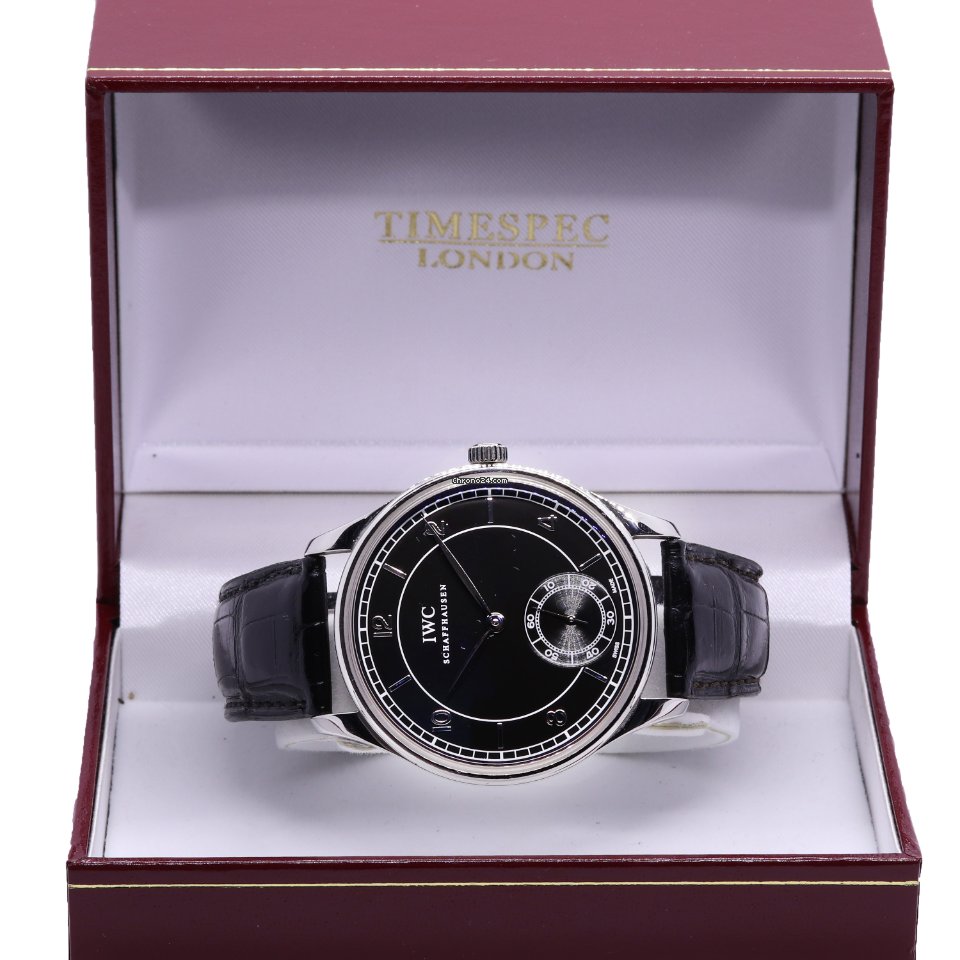 IWC Portuguese Hand-Wound Mens watch Unisex Manual winding Steel IW544501 Replica 7