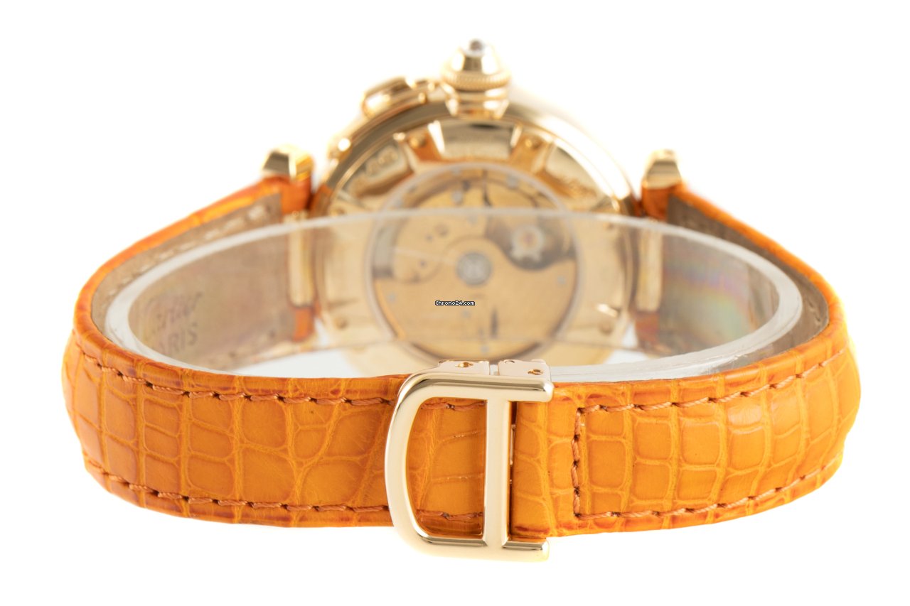 Cartier Pasha Womens watch Automatic Yellow gold 2519 Replica 7
