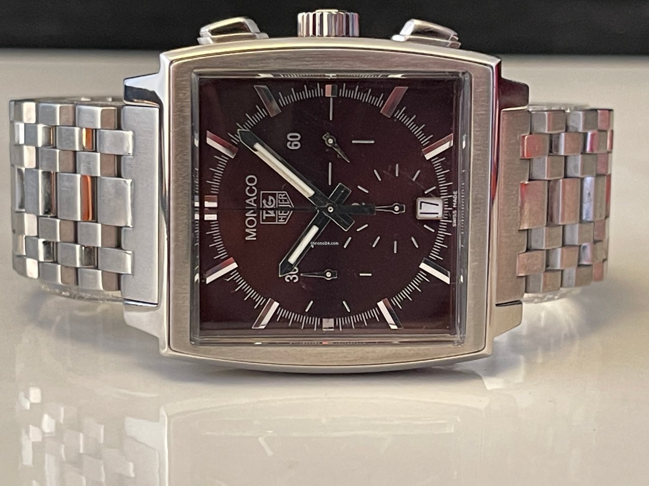 TAG Heuer Monaco Mens watch Unisex Automatic Steel CW2114-0 Replica 7