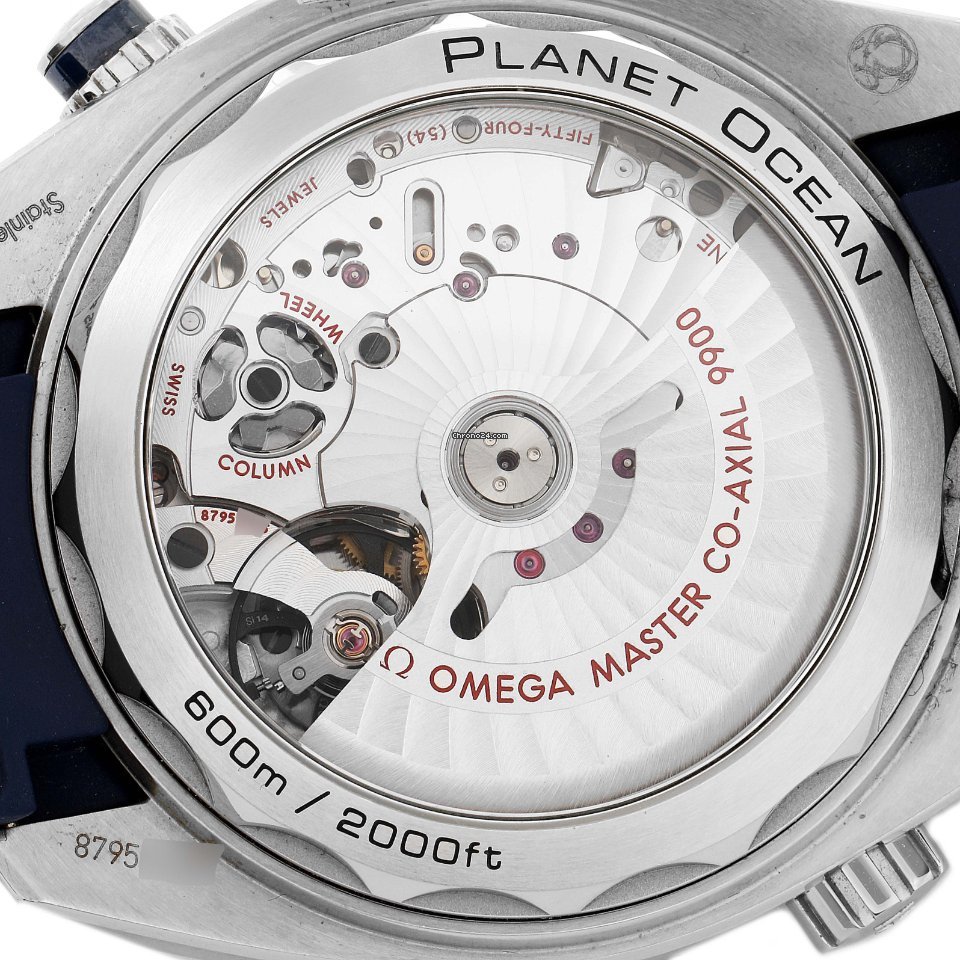 Omega Seamaster Planet Ocean Chronograph Mens watch Unisex Automatic Steel 215.33.46.51.03.001 Replica 7
