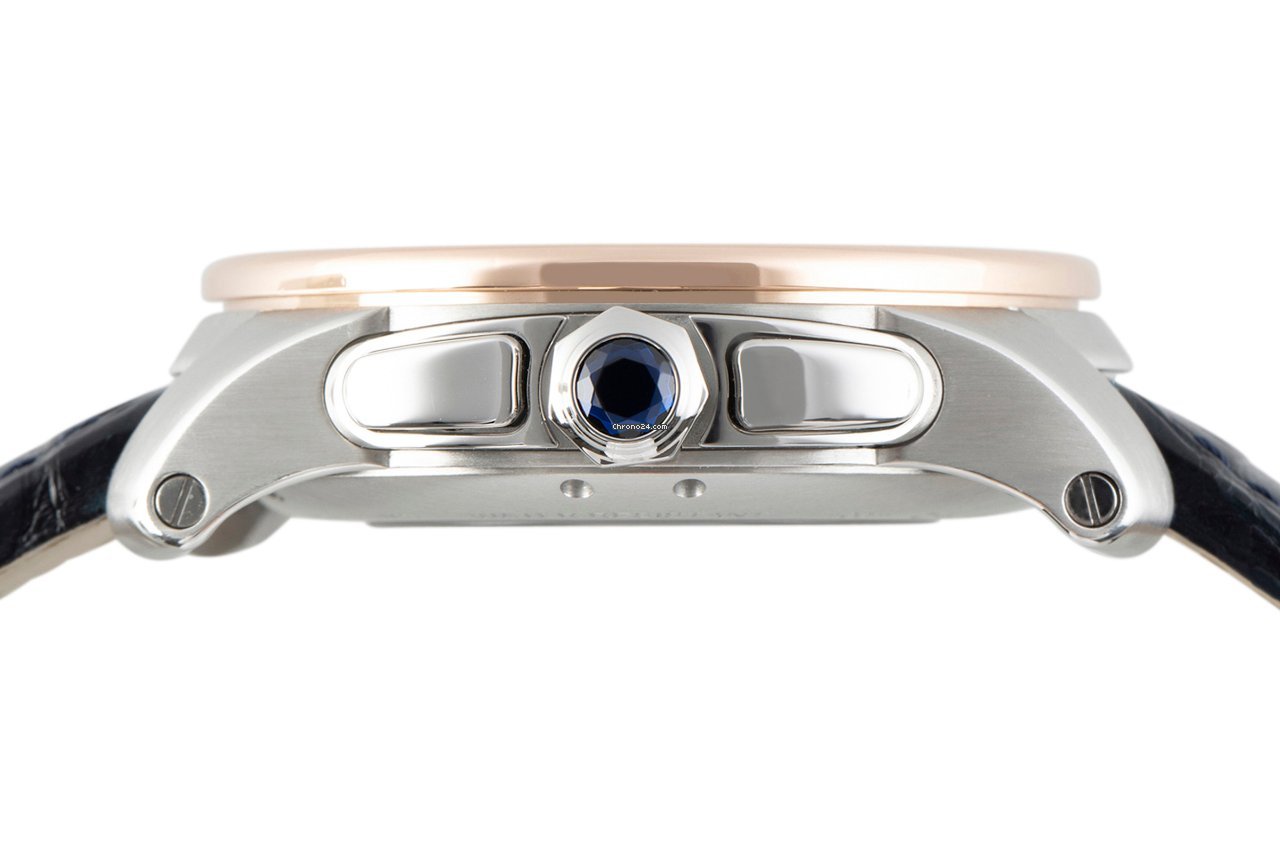 Cartier Calibre de Cartier Chronograph Mens watch Unisex Automatic Gold Steel W7100042 Replica 7