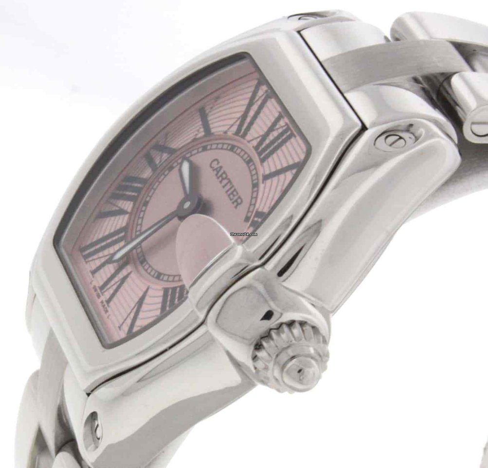 Cartier Roadster Mens watch Unisex Quartz Steel W62017V3 2675 Replica 7