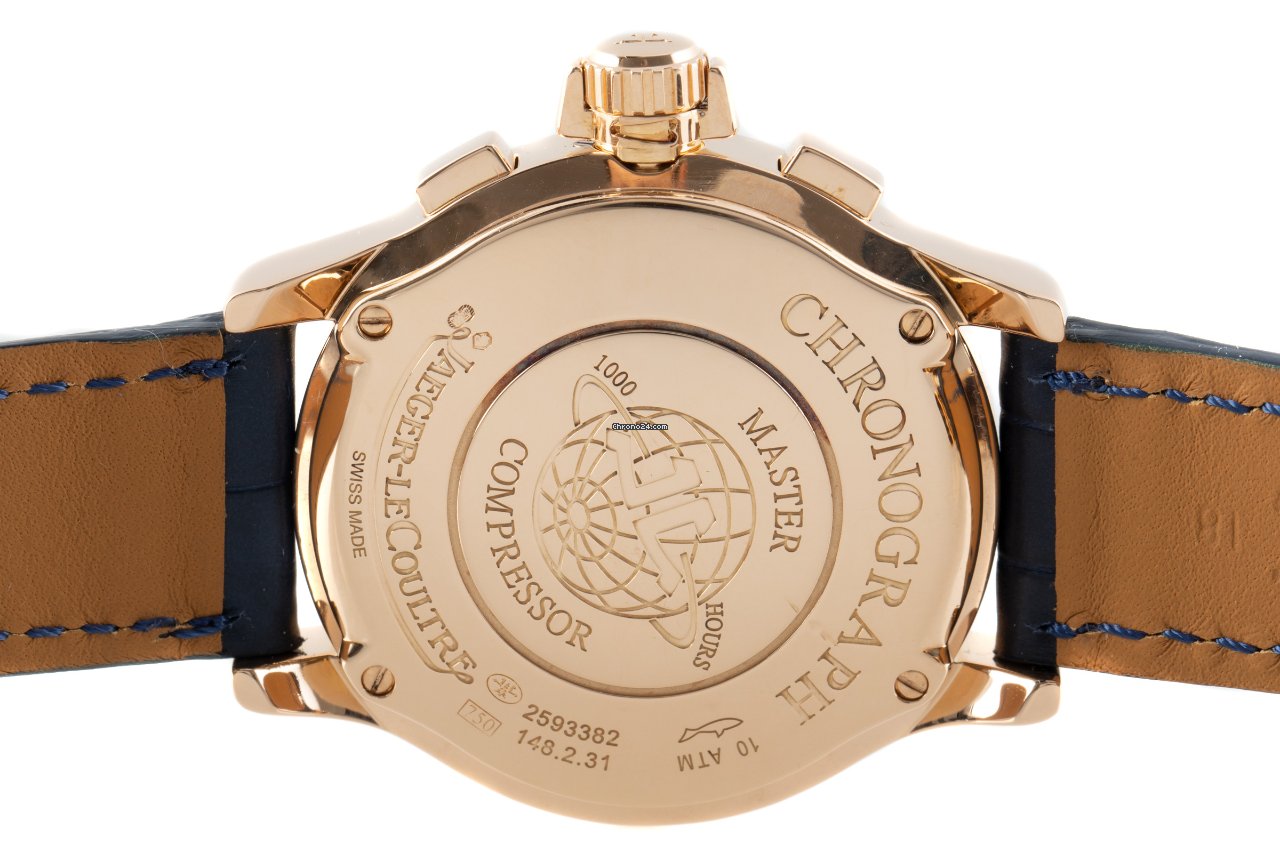 IMG_9081 Jaeger-LeCoultre Master Compressor Chronograph Womens watch Quartz Red gold 148.2.31 Replica 7