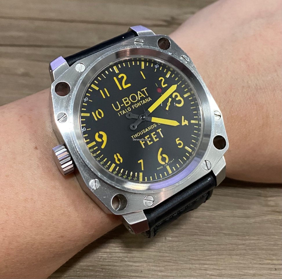 IMG_9081 U-Boat Thousands of Feet Mens watch Unisex Automatic Steel U Boat Thousands Of Feet Replica 7