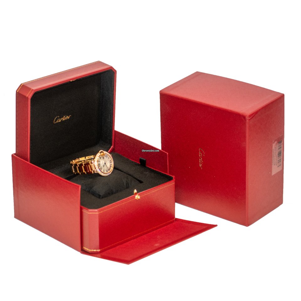 IMG_9081 Cartier Ballon Bleu 33mm Womens watch Automatic Rose gold WE902064 3682 Replica 7