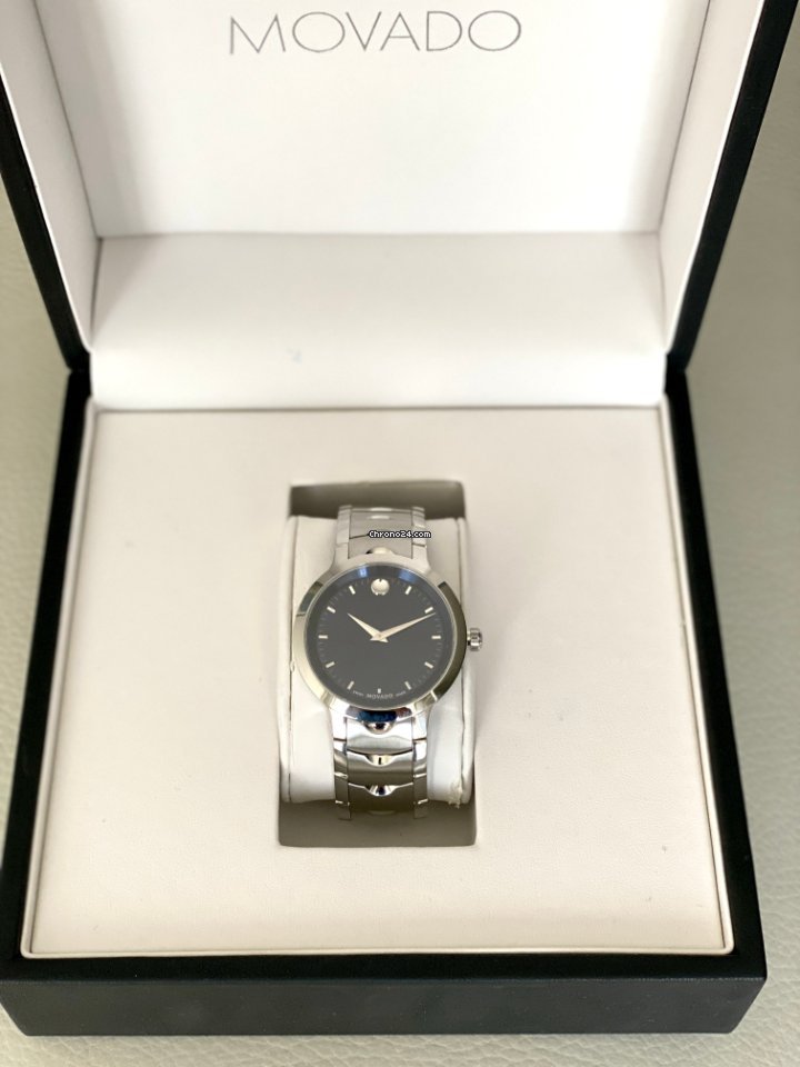 IMG_9081 Movado Mens watch Unisex Quartz Steel 0607041 Replica 7