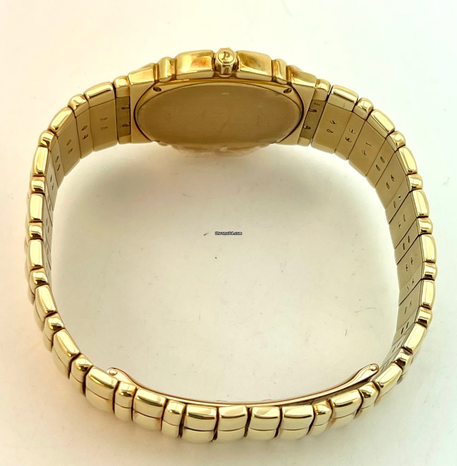IMG_9081 Piaget Tanagra Mens watch Unisex Quartz Yellow gold Piaget 17041 M 401D Replica 7