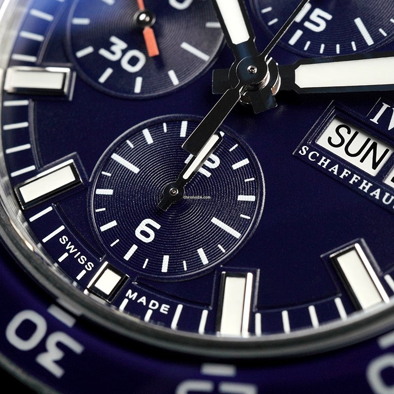 IMG_9081 IWC Aquatimer Chronograph Mens watch Unisex Automatic Steel IW3767-11 Replica 7