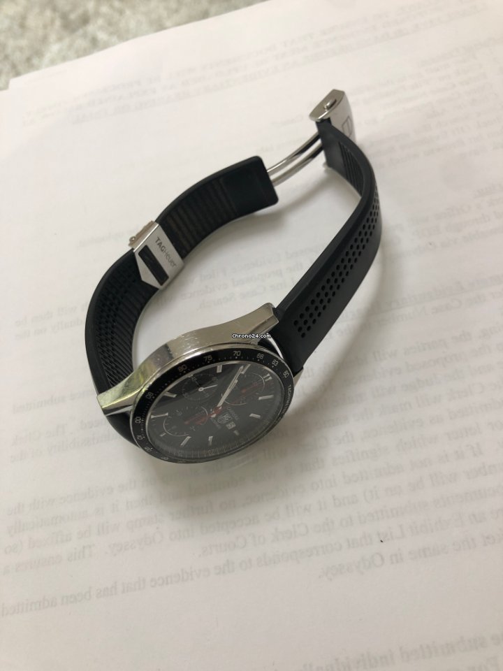 IMG_9081 TAG Heuer Carrera Calibre 16 Mens watch Unisex Automatic Steel CV2014 Replica 7