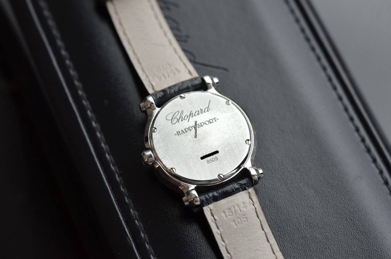 IMG_9081 Chopard Happy Sport Womens watch Quartz Steel 278509-3049 Replica 7