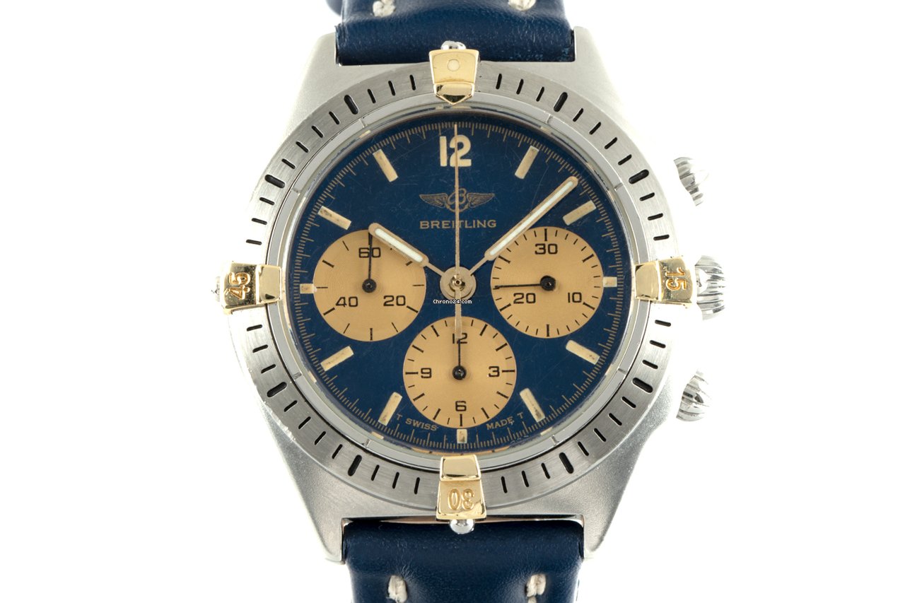 IMG_9081 Breitling Callisto Mens watch Unisex Manual winding Gold Steel 80520 Replica 7