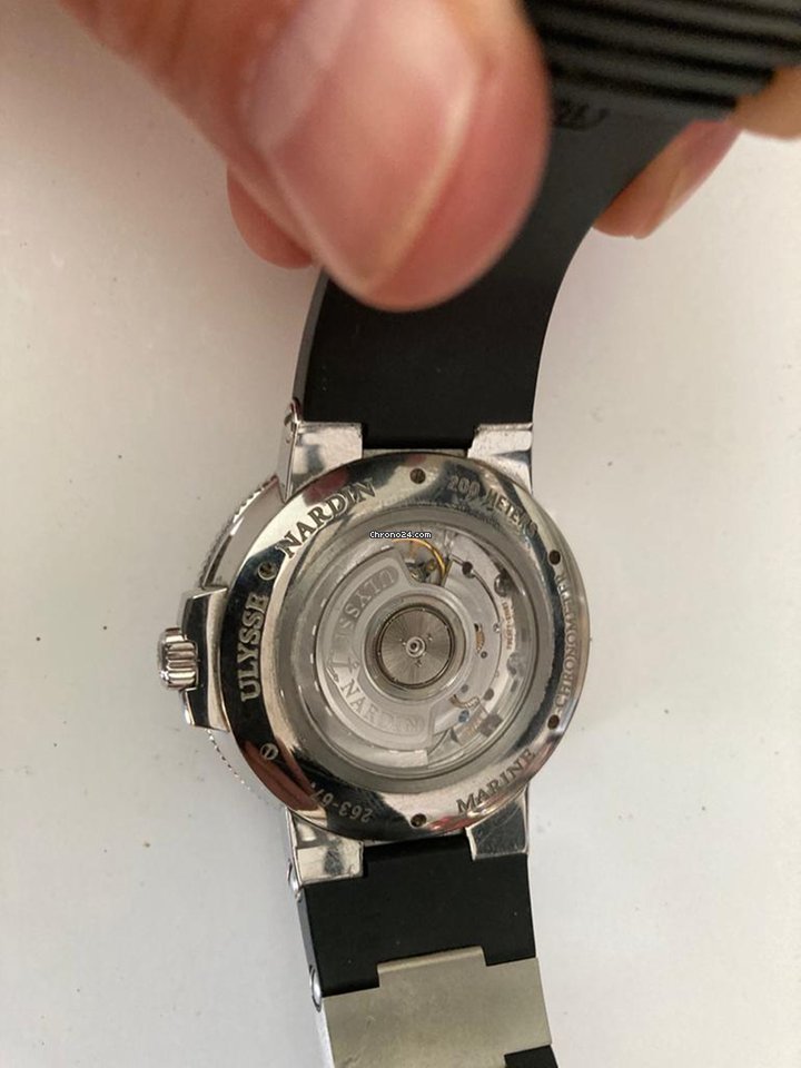 Ulysse Nardin Marine Chronometer 43mm Mens watch Unisex Automatic Steel 263-67 Replica 7