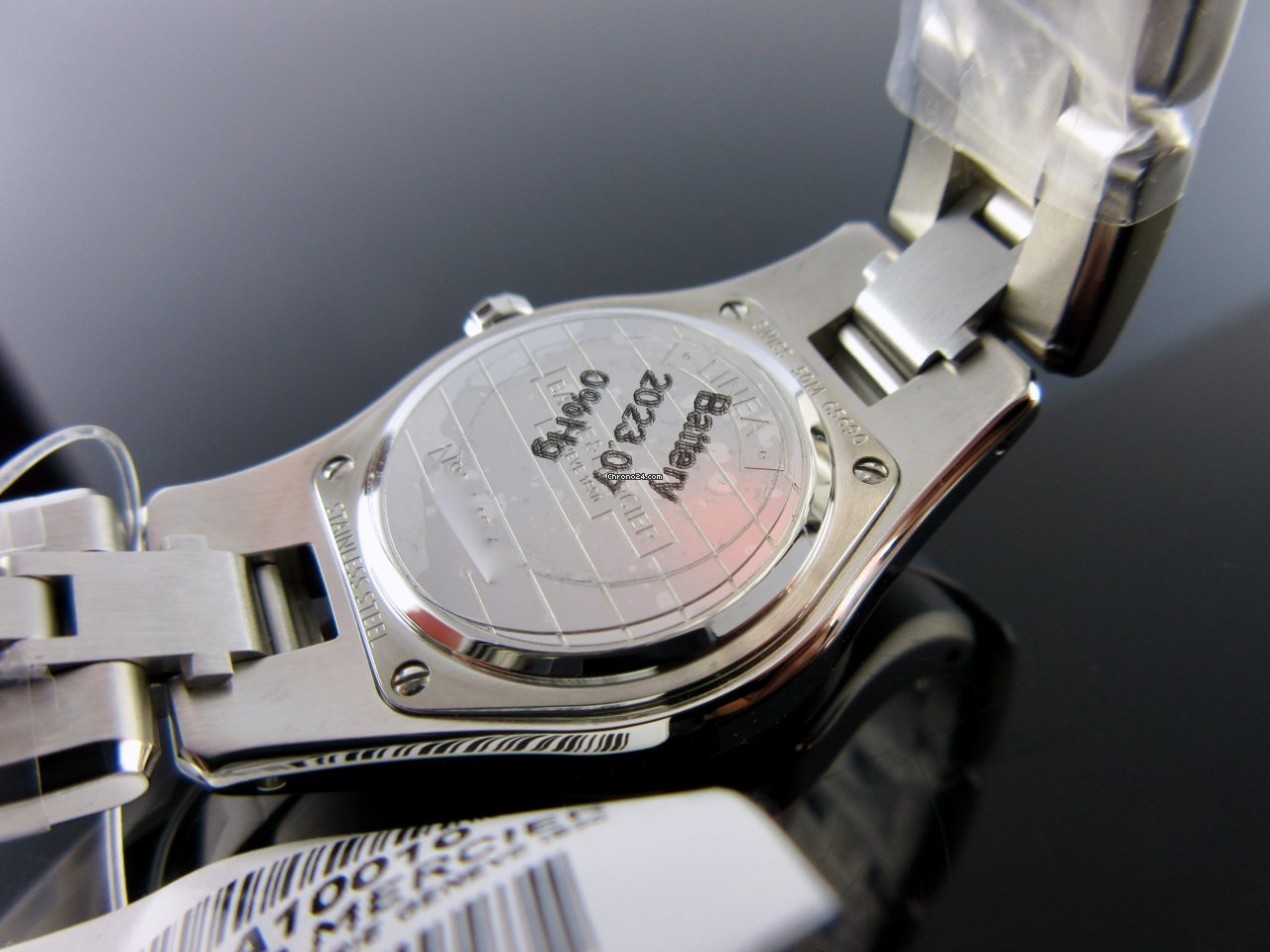 IMG_9081 Baume & Mercier Linea Womens watch Quartz Steel MOA10010 Replica 7