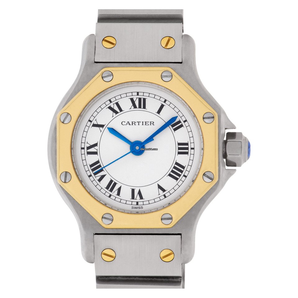 IMG_9081 Cartier Santos Womens watch Automatic Steel AC 980GR Replica 7