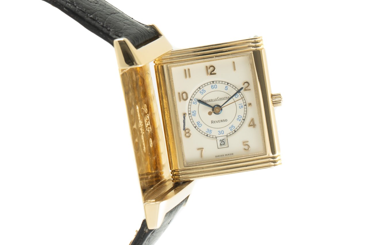IMG_9081 Jaeger-LeCoultre Reverso Classique Mens watch Unisex Quartz Yellow gold 250.1.11 Replica 7