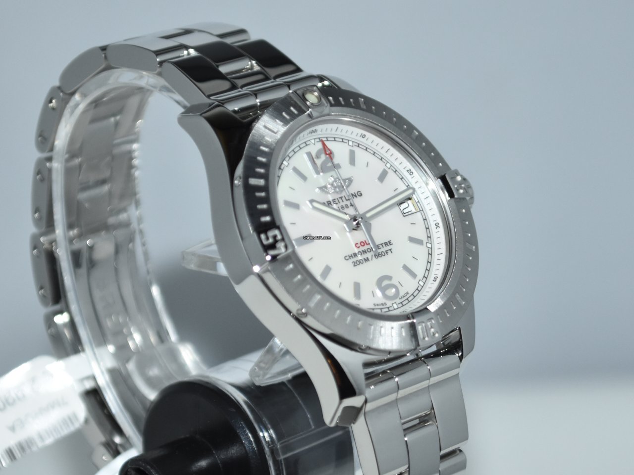 IMG_9081 Breitling Colt Lady Womens watch Quartz Steel A7738811.G793.175A Replica 7