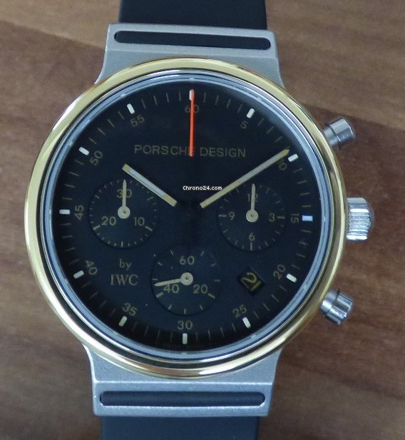IMG_9081 IWC Porsche Design Mens watch Unisex Quartz Gold Steel 3720 Replica 7