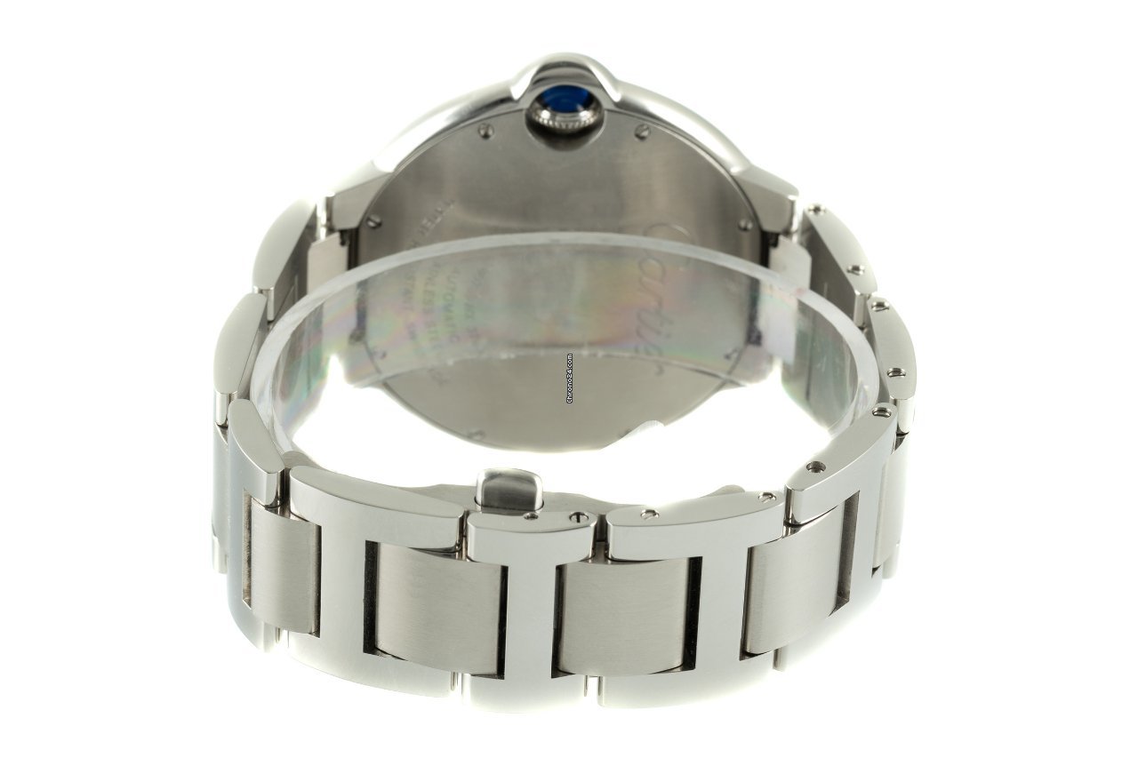 IMG_9081 Cartier Ballon Bleu Mens watch Unisex Automatic Steel 3765 Replica 7