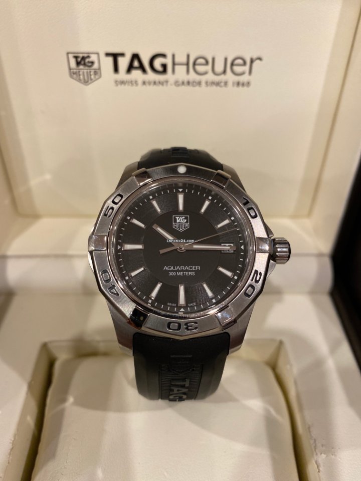 IMG_9081 TAG Heuer Aquaracer 300M Mens watch Unisex Quartz Steel WAP1110.FT6029 Replica 7