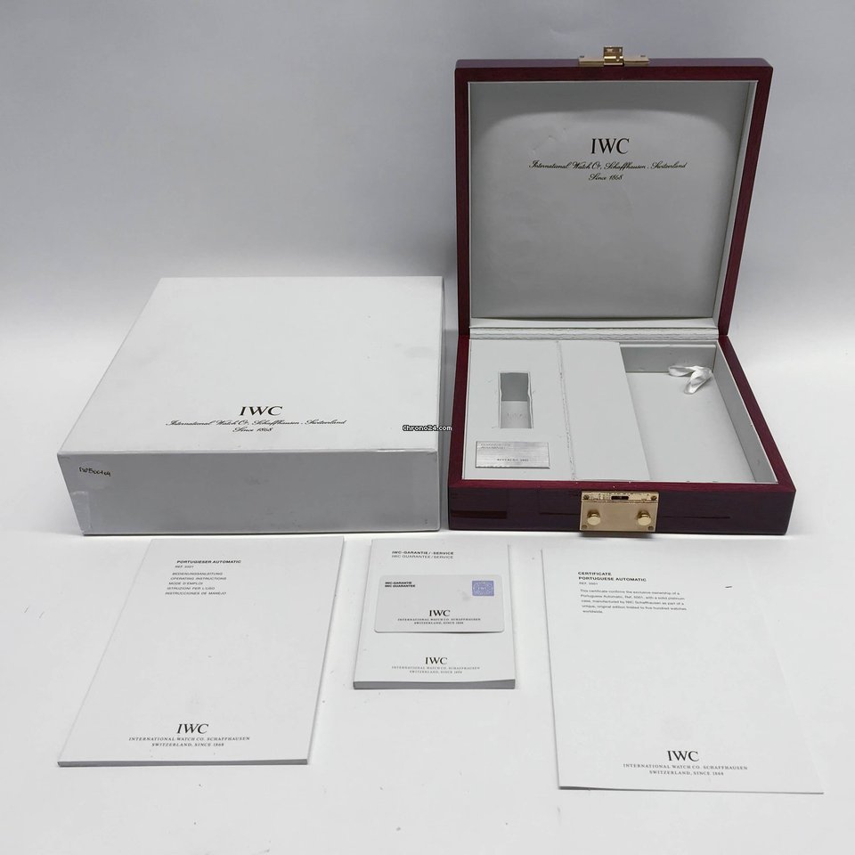 IMG_9081 IWC Portuguese Automatic Mens watch Unisex Automatic Platinum IW5001-04 Replica 7