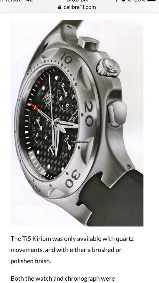 IMG_9081 TAG Heuer Kirium Mens watch Unisex Quartz ZX7605 Replica 7