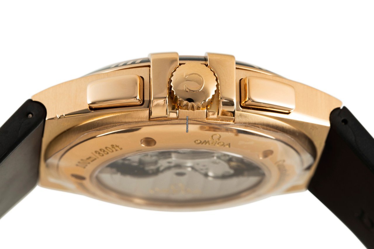 IMG_9081 Omega Constellation Double Eagle Mens watch Unisex Automatic Red gold 1619.51.91 Replica 7