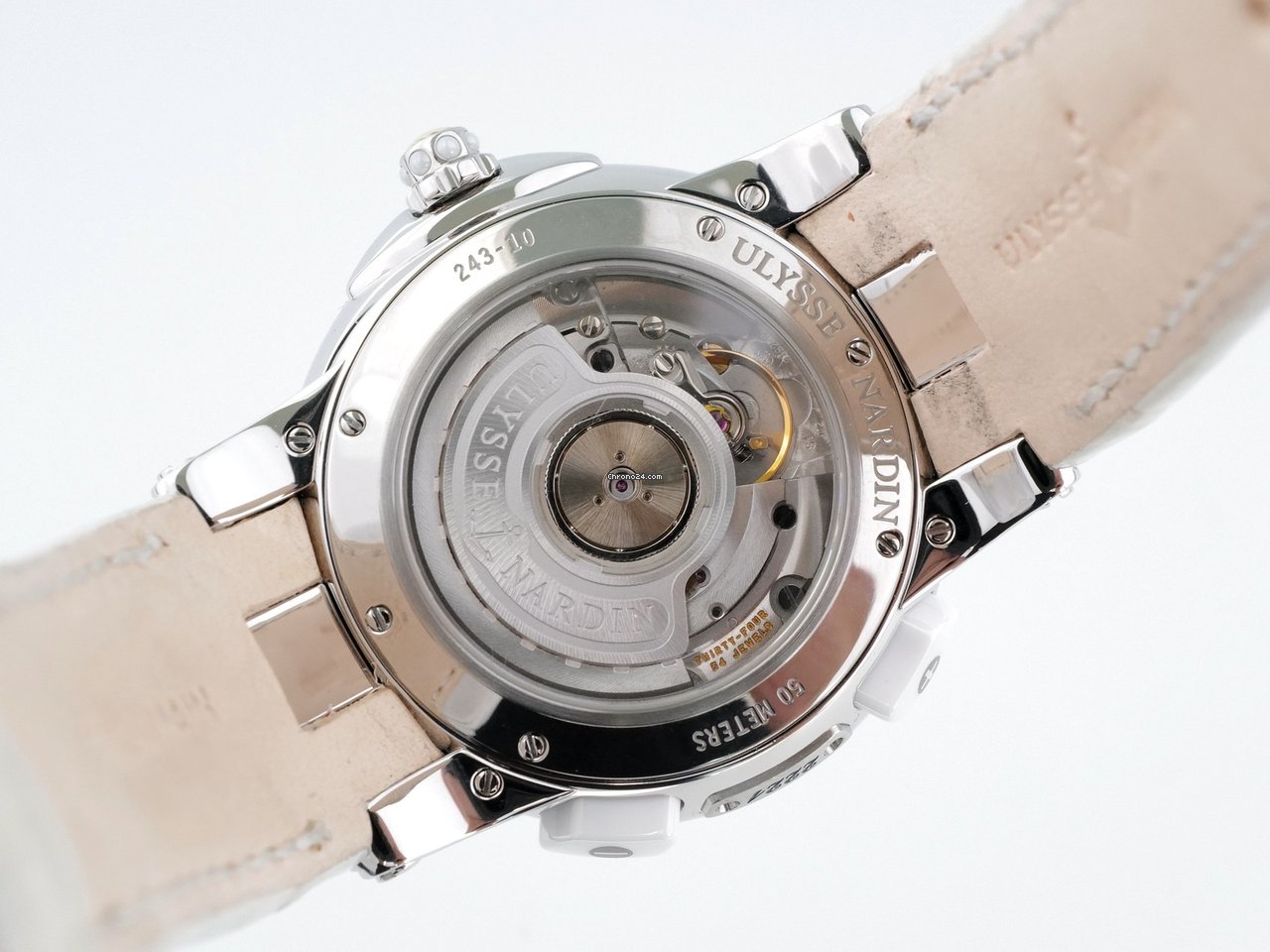 IMG_9081 Ulysse Nardin Executive Dual Time Lady Womens watch Automatic Steel 243-10 30-07 Replica 7