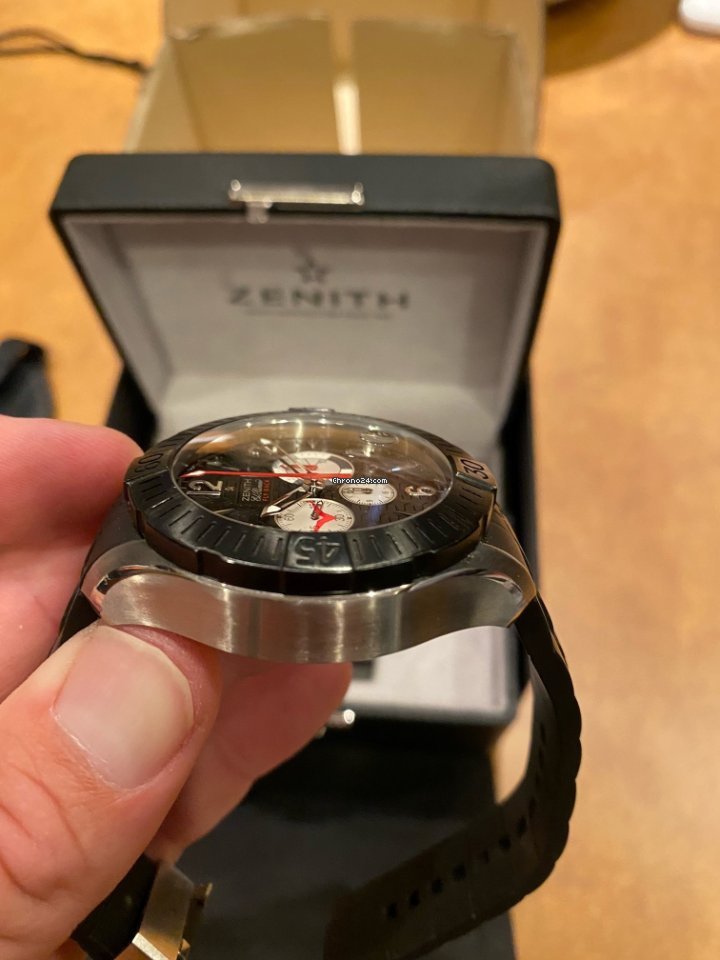 IMG_9081 Zenith Defy El Primero Mens watch Unisex Automatic Steel 03-0531-4000-21-R672 Replica 7