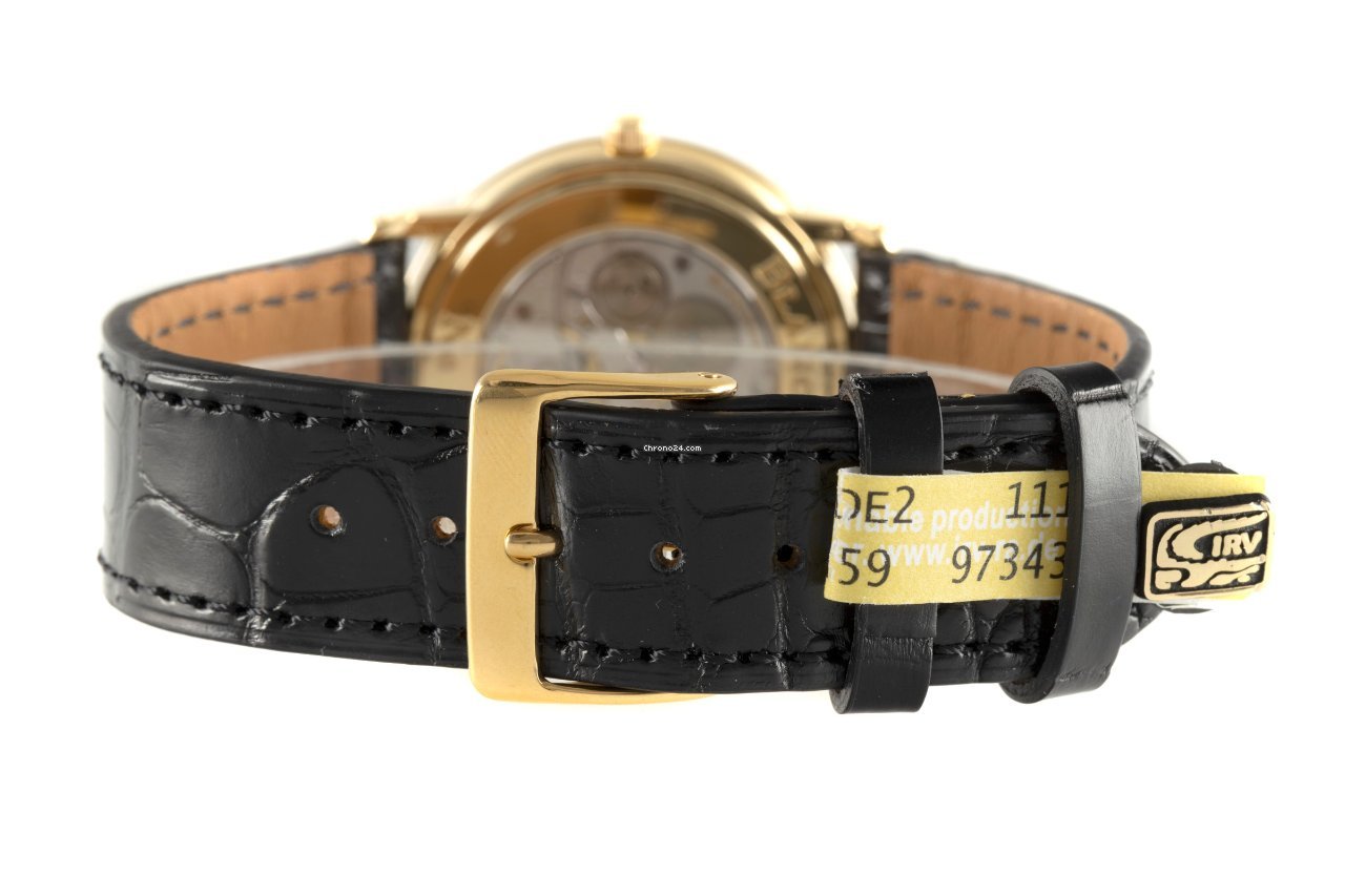 IMG_9081 Blancpain Villeret Mens watch Unisex Manual winding Yellow gold 0021-1418 Replica 7