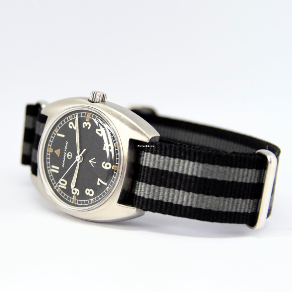 Hamilton Mens watch Unisex Manual winding Steel W10 Replica 7