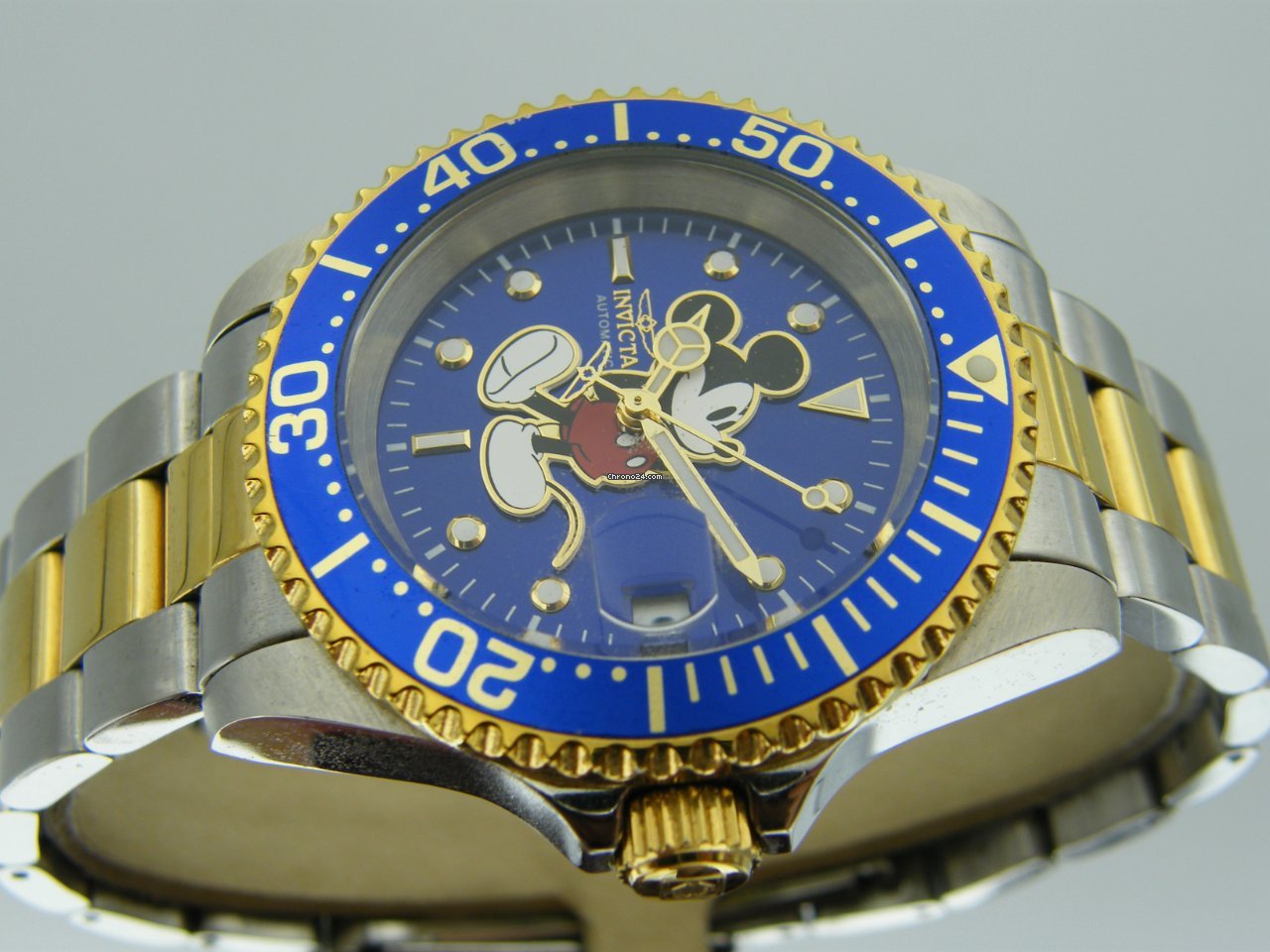Invicta Mens watch Unisex Automatic Gold Steel 20105 Replica 7