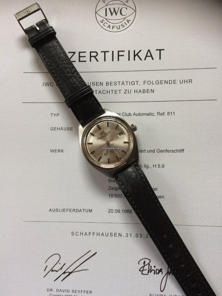 IMG_9081 IWC Yacht Club Mens watch Unisex Automatic Steel 811 Replica 7