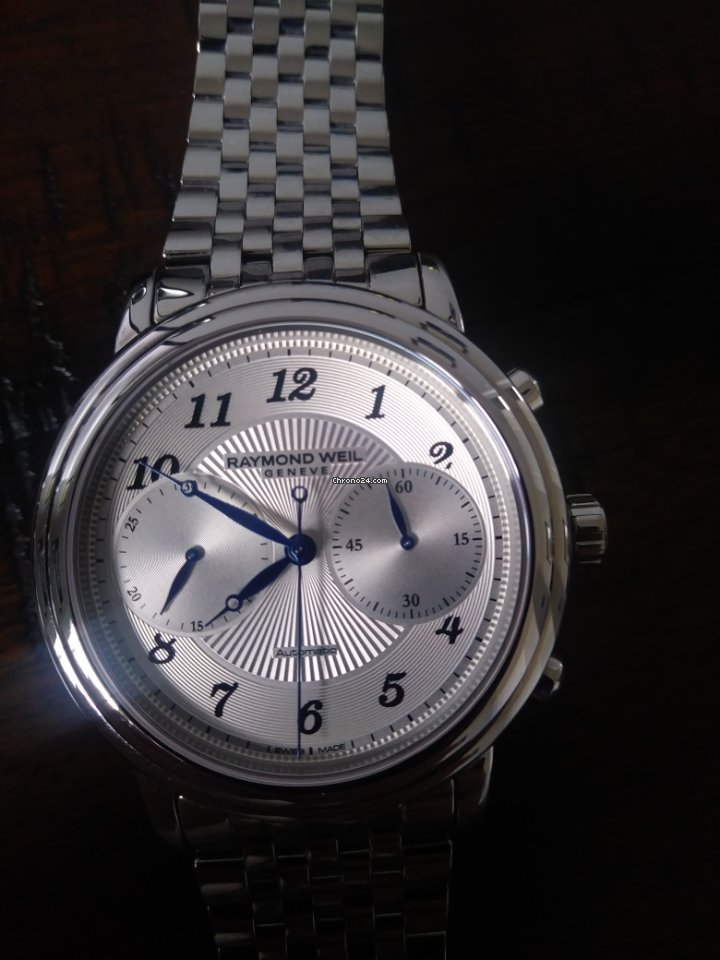IMG_9081 Raymond Weil Maestro Mens watch Unisex Automatic Steel 4830-STC-05659 Replica 7