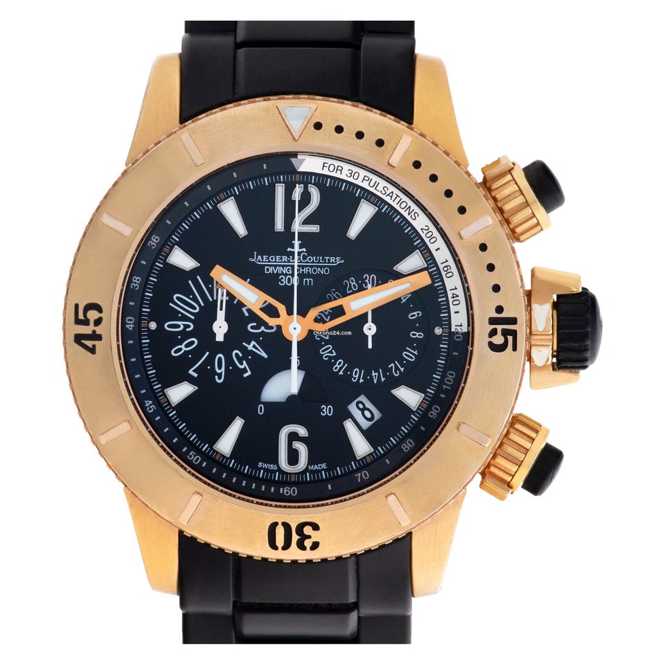 IMG_9081 Jaeger-LeCoultre Master Compressor Diving Chronograph Mens watch Unisex Automatic Rose gold Q1862740 Replica 7