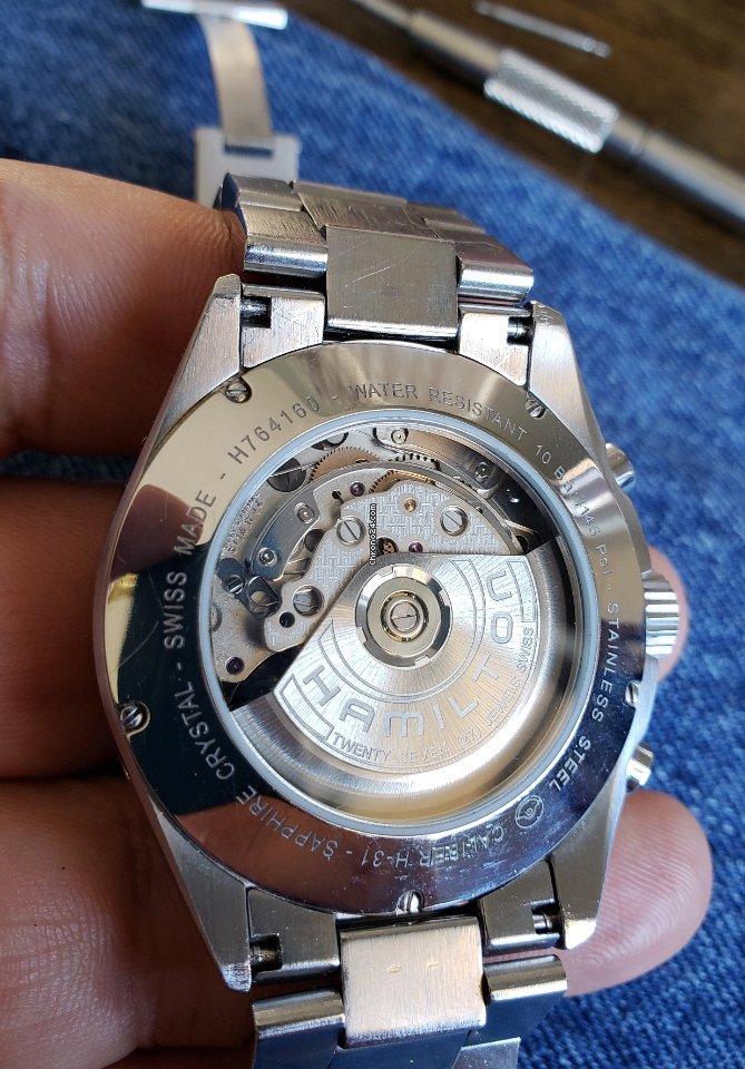 IMG_9081 Hamilton Khaki Pilot Pioneer Mens watch Unisex Automatic Steel H76416135 Replica 7