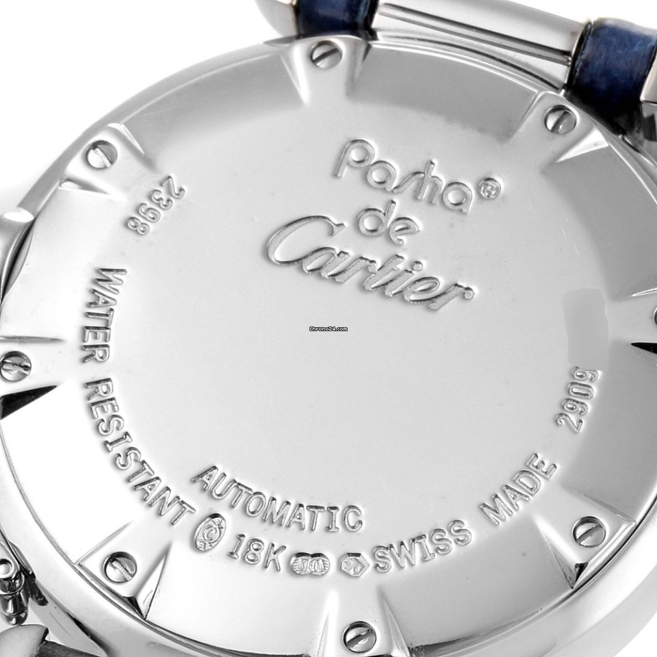 IMG_9081 Cartier Pasha Womens watch Automatic White gold WJ111651 Replica 7