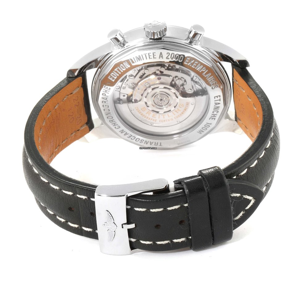 IMG_9081 Breitling Transocean Chronograph Mens watch Unisex Automatic Steel AB0151 Replica 7