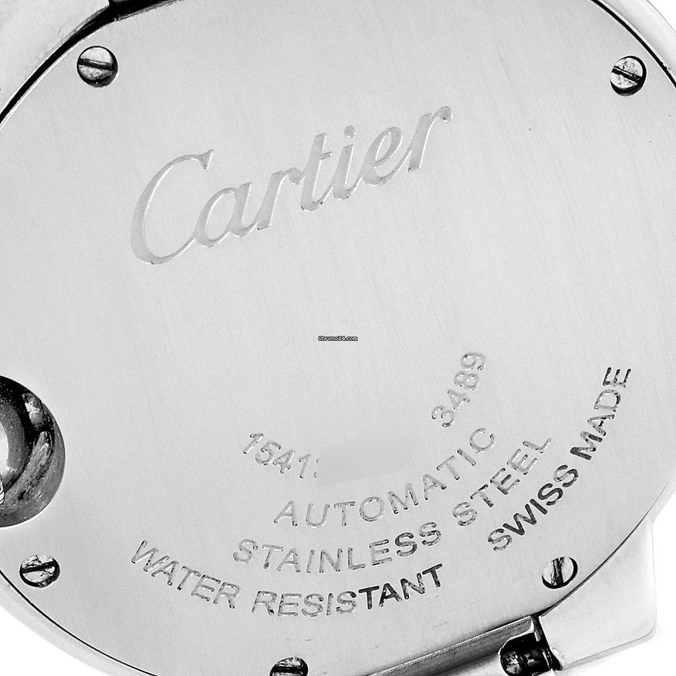 IMG_9081 Cartier Ballon Bleu 33mm Womens watch Automatic Steel WE902074 Replica 7