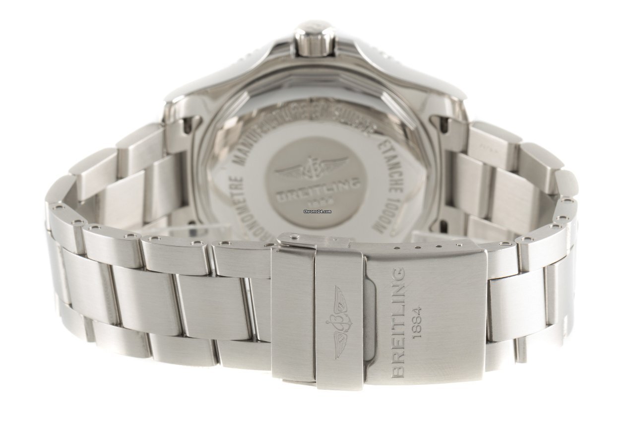 IMG_9081 Breitling Superocean II 44 Mens watch Unisex Automatic Steel A17392 Replica 7