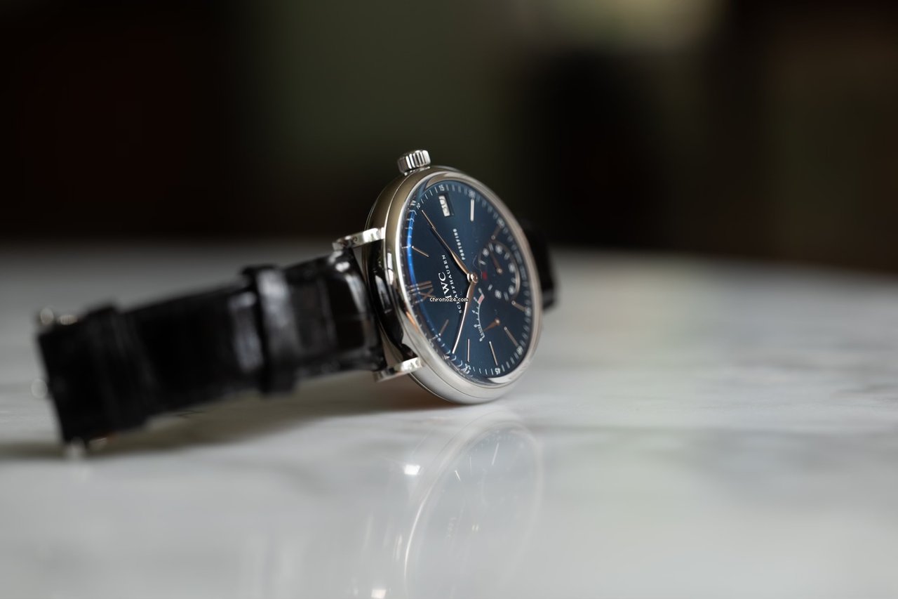 IWC Portofino Hand-Wound Mens watch Unisex Manual winding Steel IW510116 Replica 7