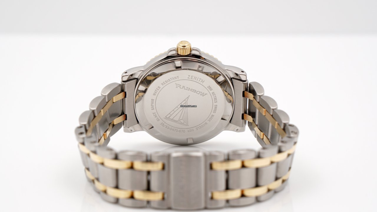 IMG_9081 Zenith Mens watch Unisex Automatic Gold Steel 15 53-0470-670 Replica 7