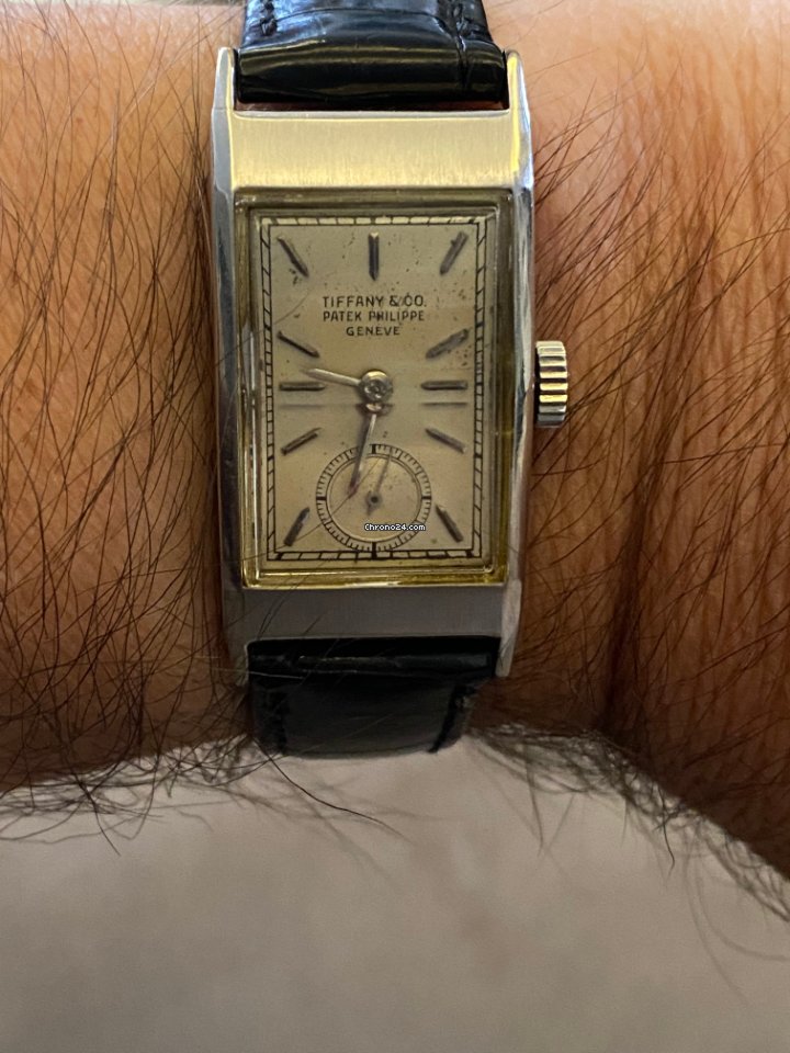 IMG_9081 Patek Philippe Vintage Mens watch Unisex Manual winding Platinum 425P Replica 7