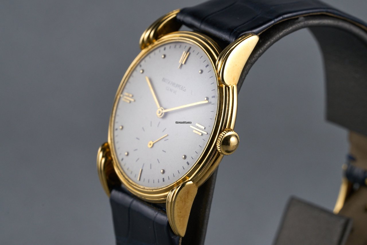 IMG_9081 Patek Philippe Calatrava Mens watch Unisex Manual winding Yellow gold 2407 Replica 7