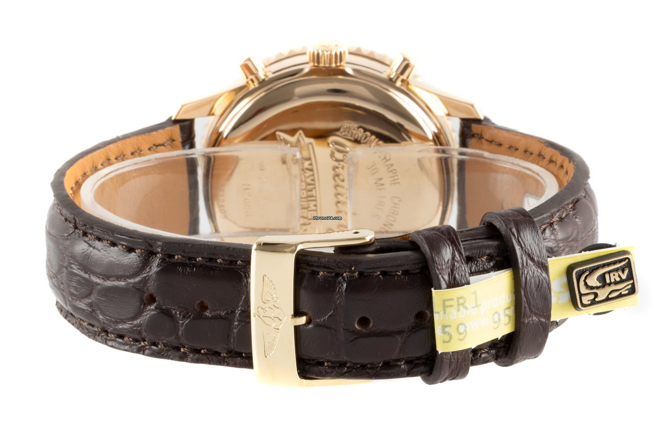 IMG_9081 Breitling Montbrillant Mens watch Unisex Automatic Yellow gold H41330 Replica 7